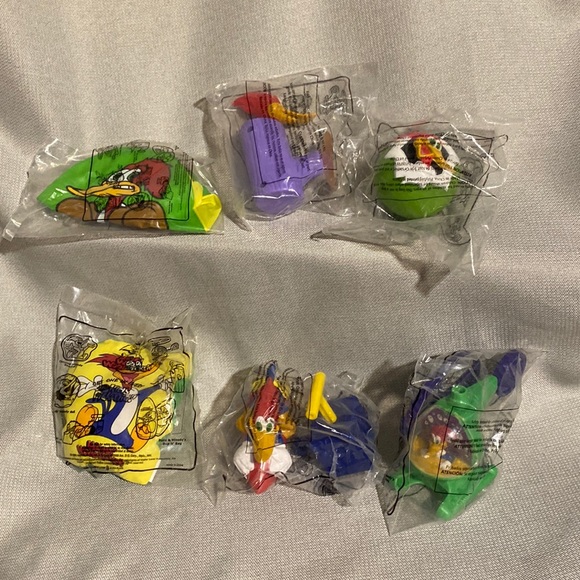 Dairy Queen Toys Mip Complete Set Of 6 Woody Woodpecker Dairy Queen